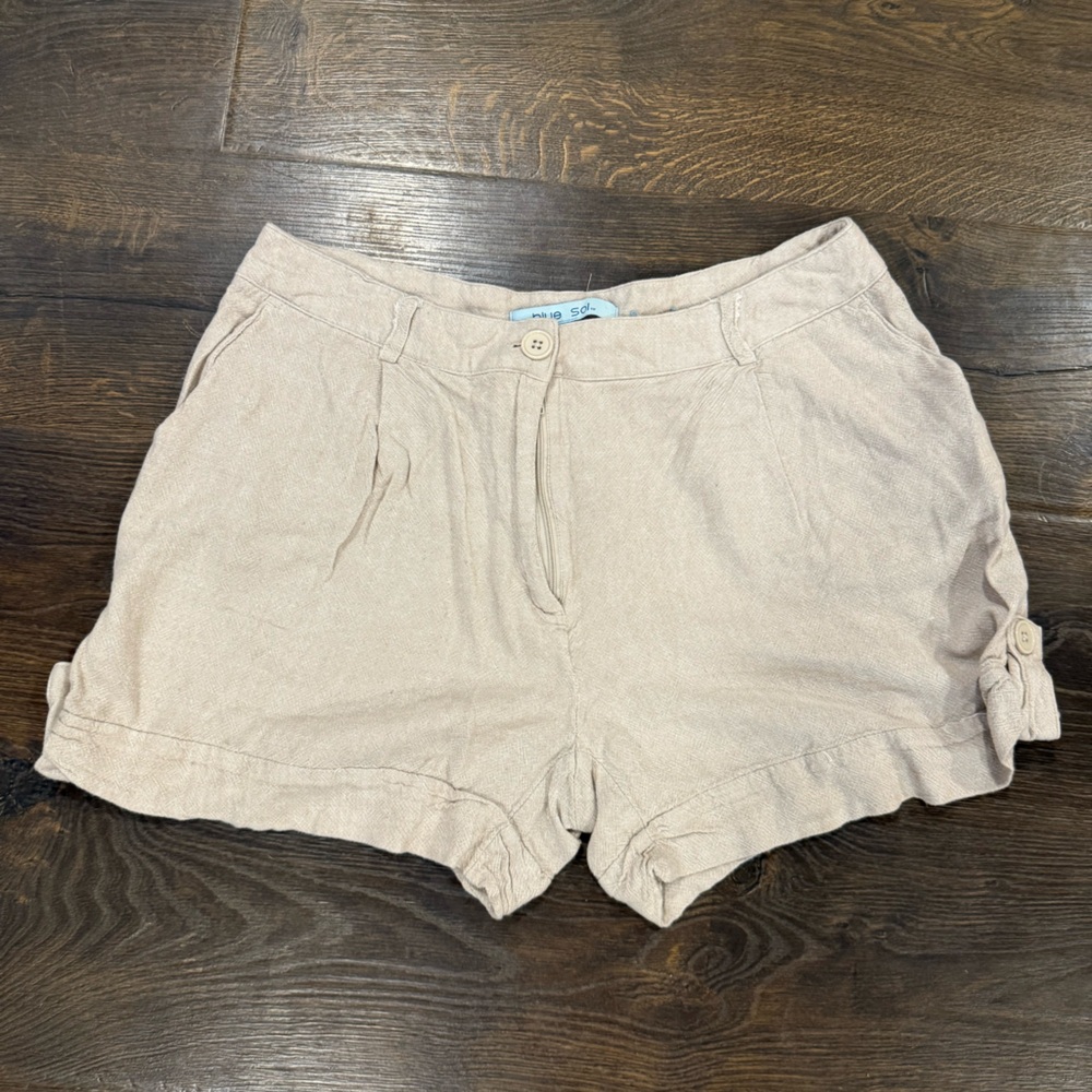 Blue Sol Tan Shorts